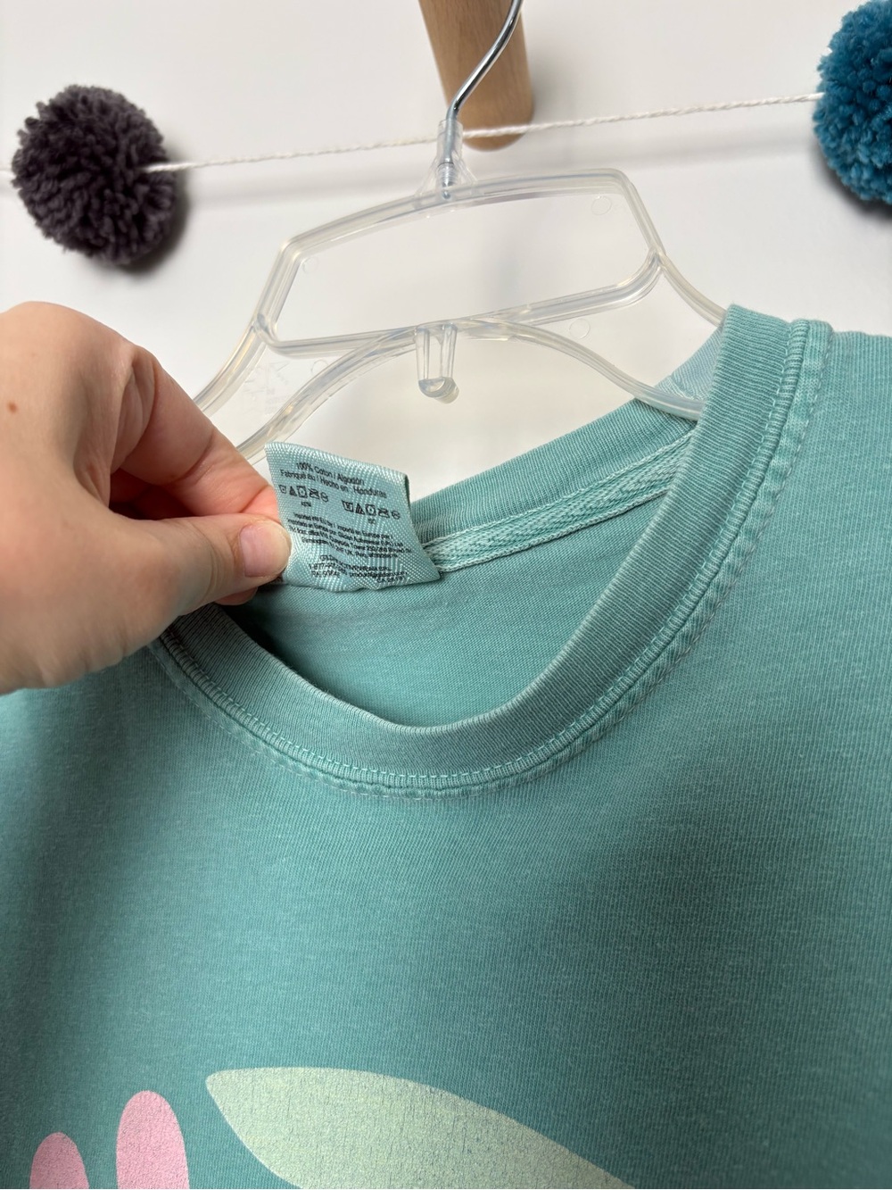 Mountain Movers Floral Fun Graphic Teal Tee - Picture 6 of 7